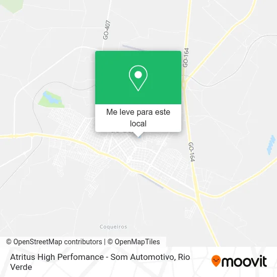 Atritus High Perfomance - Som Automotivo mapa