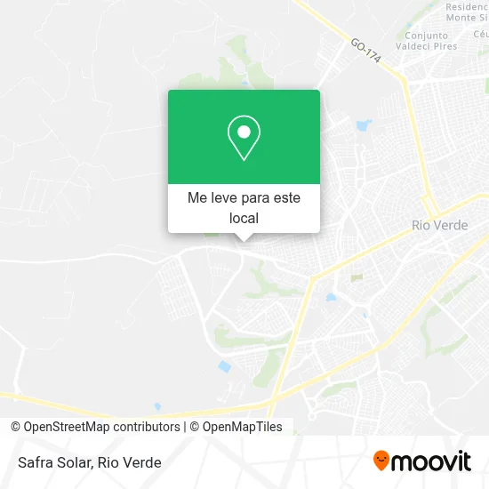 Safra Solar mapa