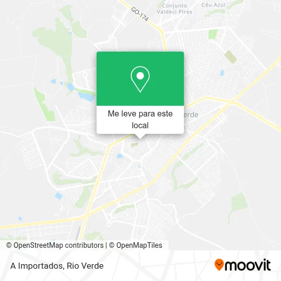 A Importados mapa