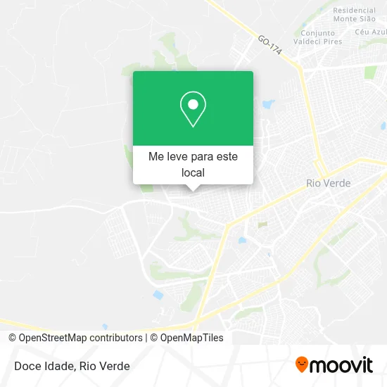 Doce Idade mapa