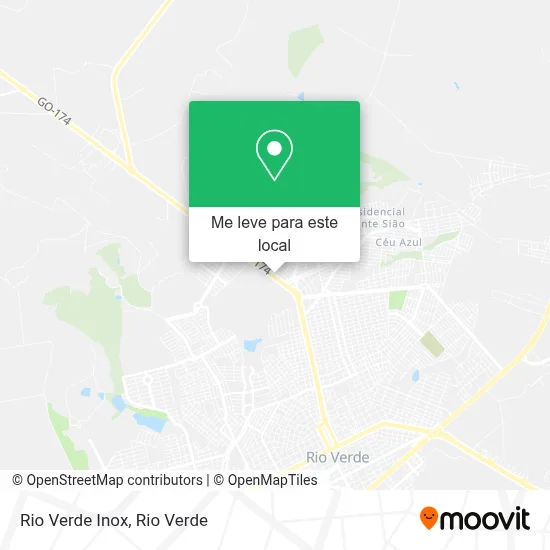 Rio Verde Inox mapa