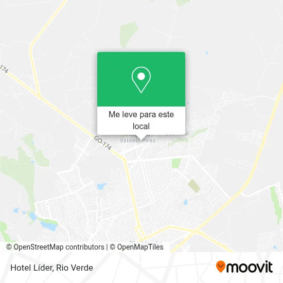 Hotel Líder mapa