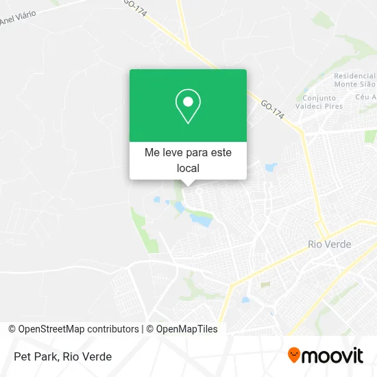 Pet Park mapa