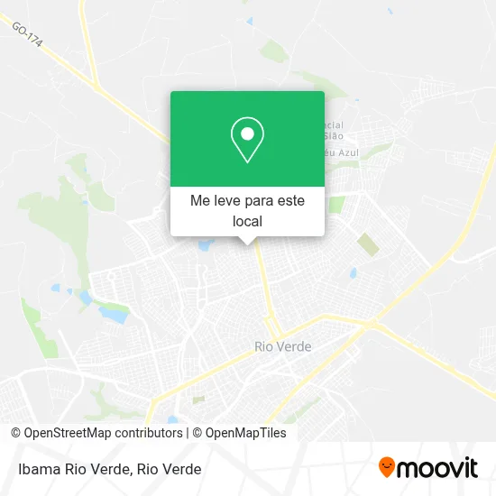 Ibama Rio Verde mapa