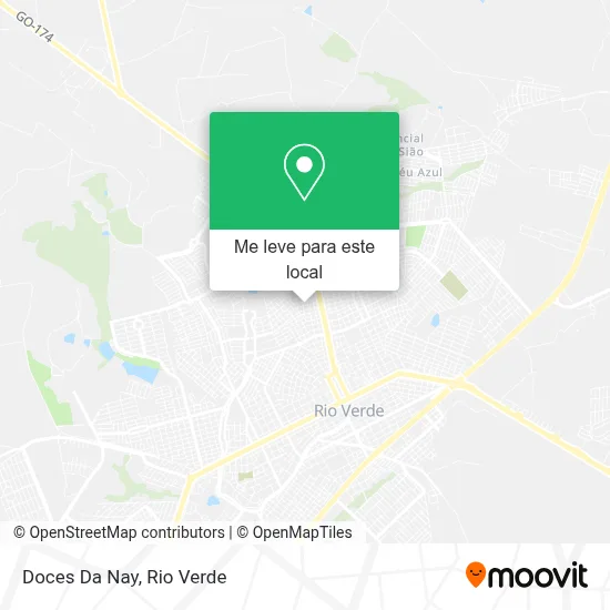 Doces Da Nay mapa