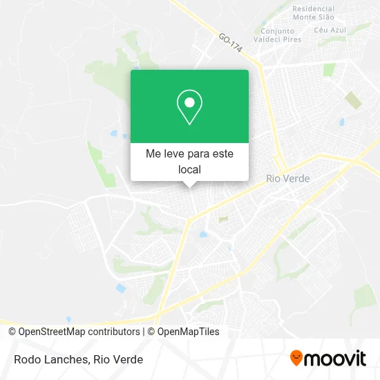 Rodo Lanches mapa
