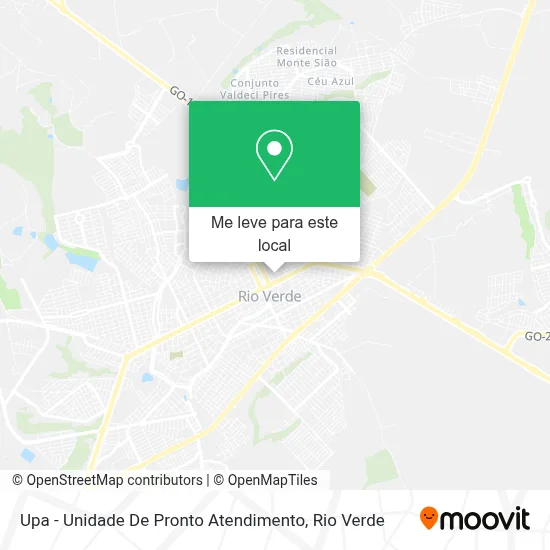 Upa - Unidade De Pronto Atendimento mapa