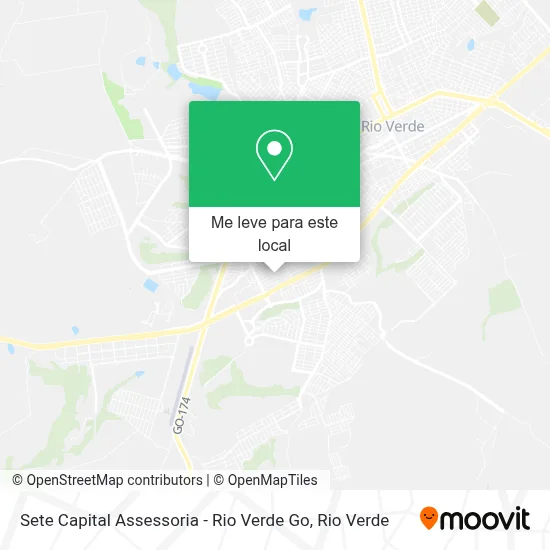 Sete Capital Assessoria - Rio Verde Go mapa