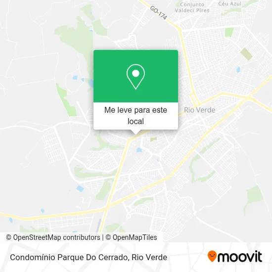 Condomínio Parque Do Cerrado mapa