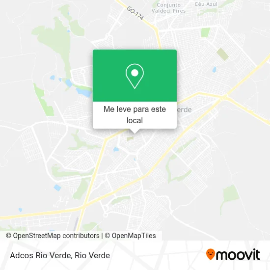 Adcos  Rio Verde mapa