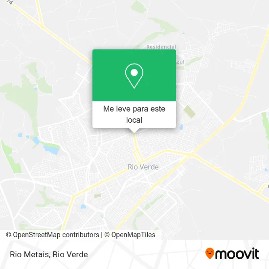 Rio Metais mapa
