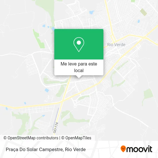 Praça Do Solar Campestre mapa