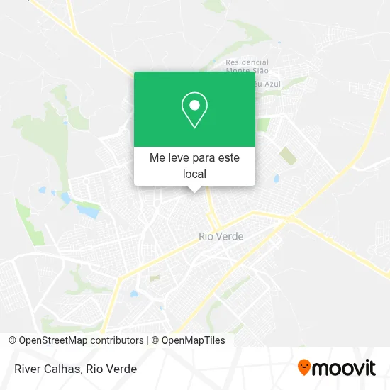 River Calhas mapa