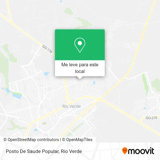 Posto De Saude Popular mapa