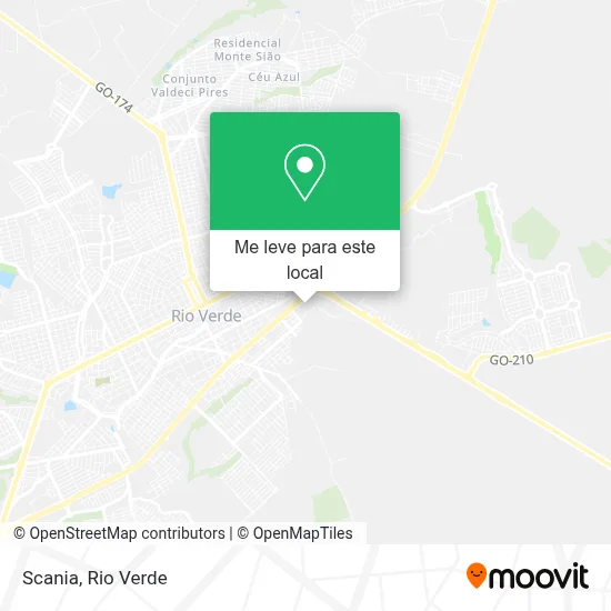 Scania mapa