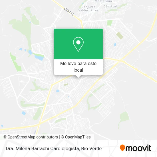 Dra. Milena Barrachi Cardiologista mapa