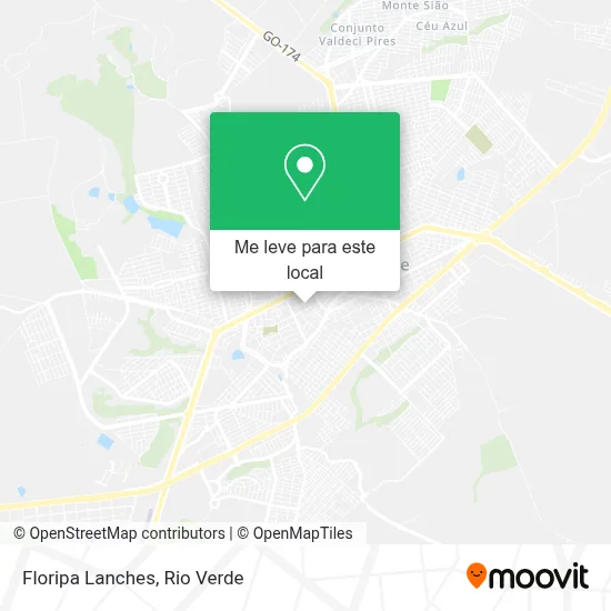 Floripa Lanches mapa