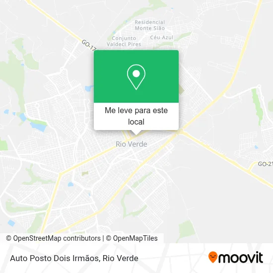 Auto Posto Dois Irmãos mapa