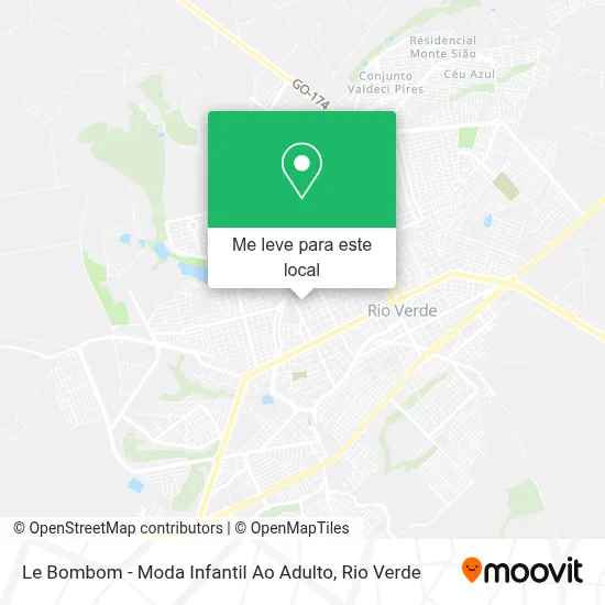Le Bombom - Moda Infantil Ao Adulto mapa