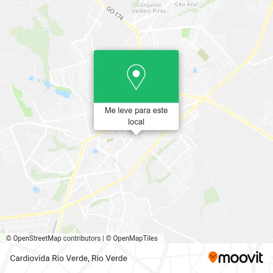Cardiovida Rio Verde mapa
