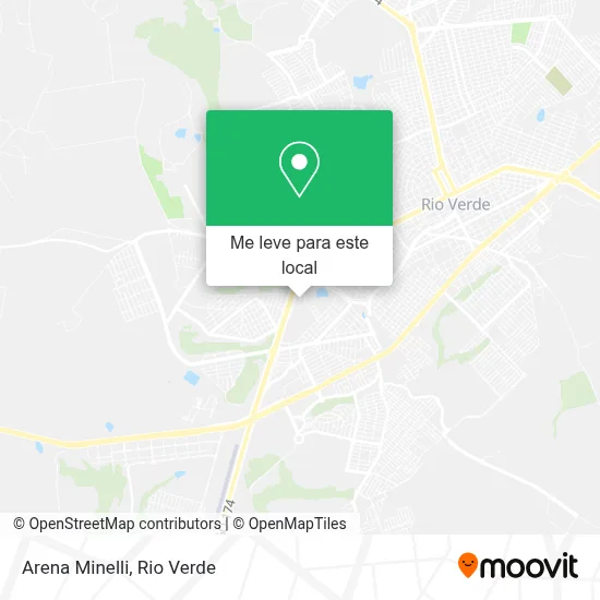 Arena Minelli mapa