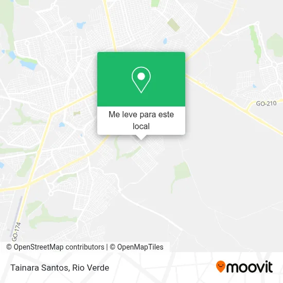 Tainara Santos mapa