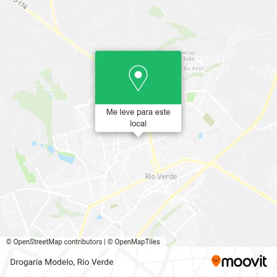 Drogaria Modelo mapa