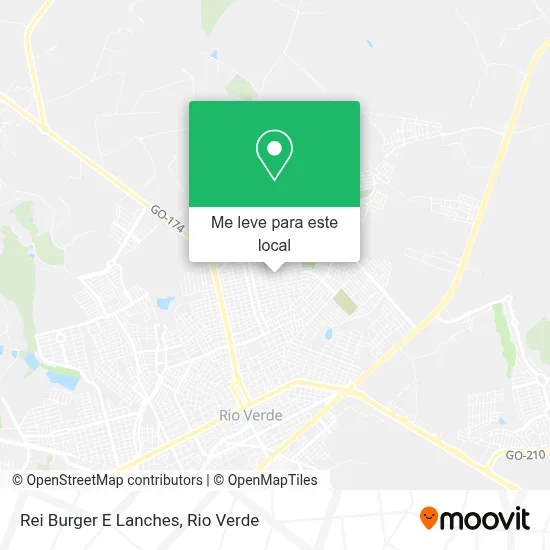 Rei Burger E Lanches mapa