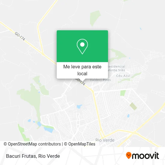 Bacuri Frutas mapa