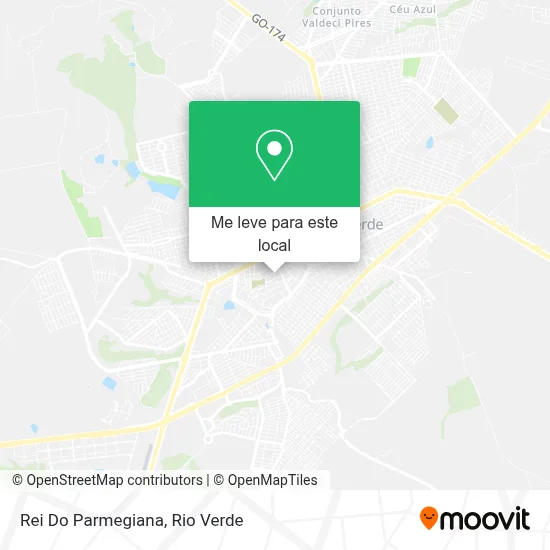 Rei Do Parmegiana mapa