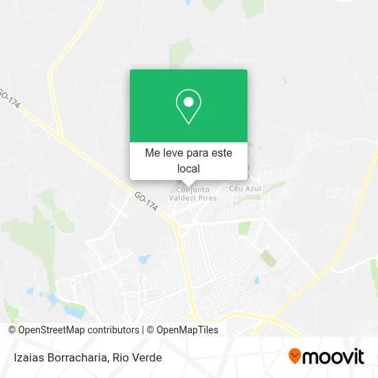 Izaias Borracharia mapa