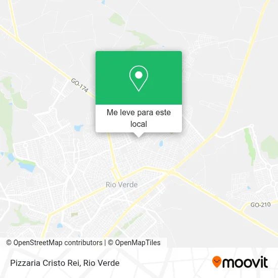 Pizzaria Cristo Rei mapa