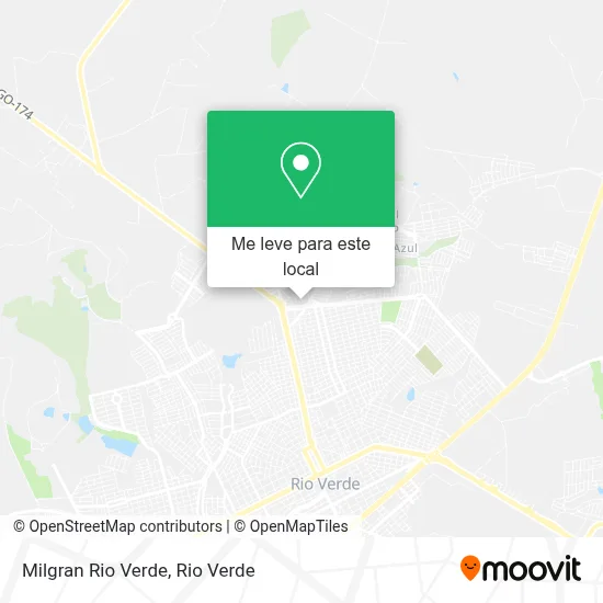 Milgran Rio Verde mapa