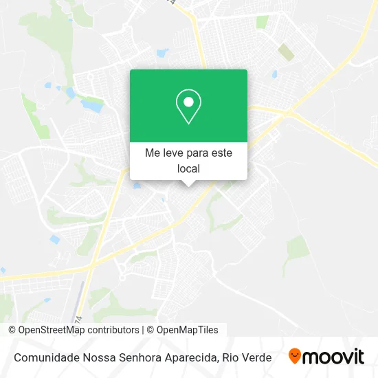 Comunidade Nossa Senhora Aparecida mapa
