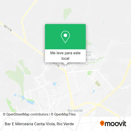Bar E Mercearia Canta Viola mapa