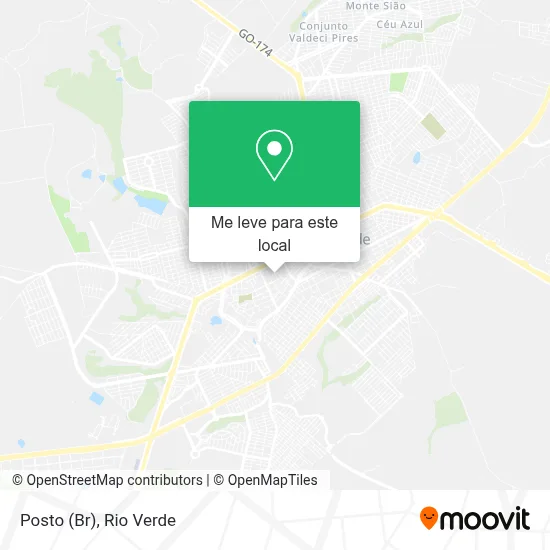Posto (Br) mapa