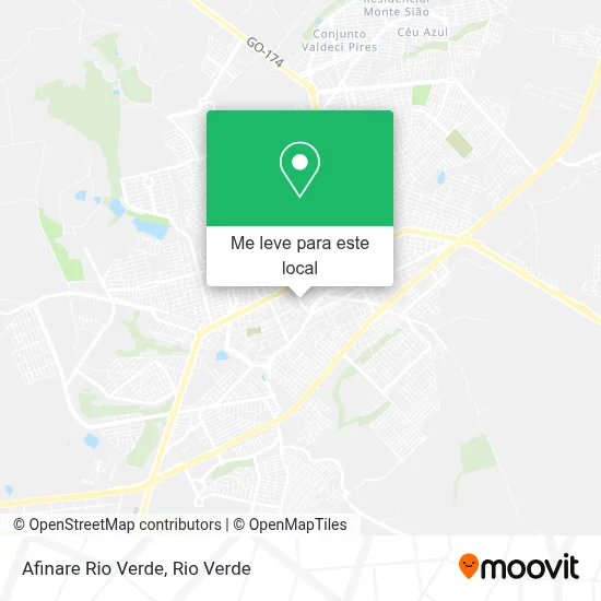 Afinare Rio Verde mapa