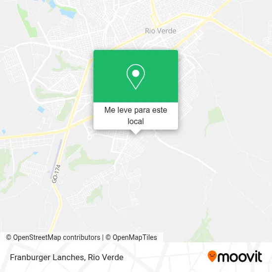 Franburger Lanches mapa