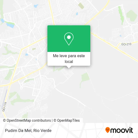 Pudim Da Mel mapa