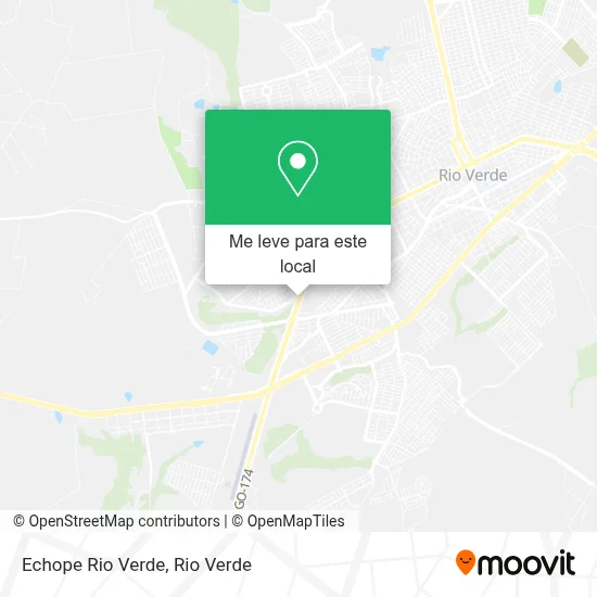 Echope Rio Verde mapa