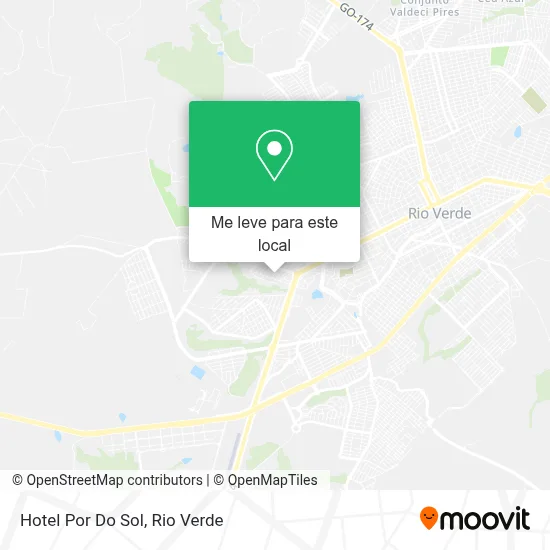 Hotel Por Do Sol mapa