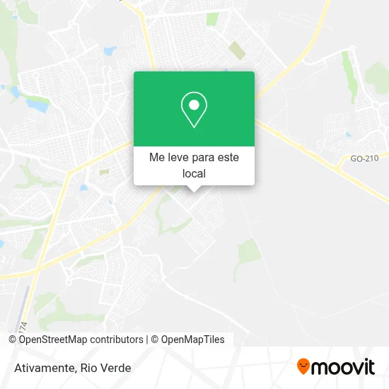 Ativamente mapa