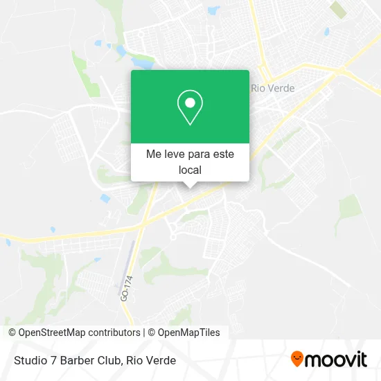 Studio 7 Barber Club mapa