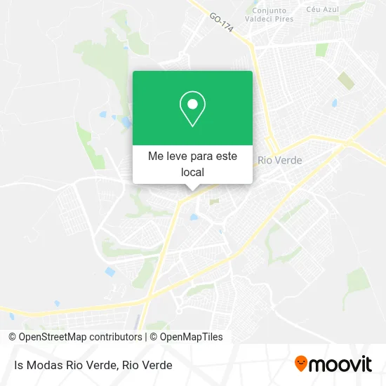Is Modas Rio Verde mapa