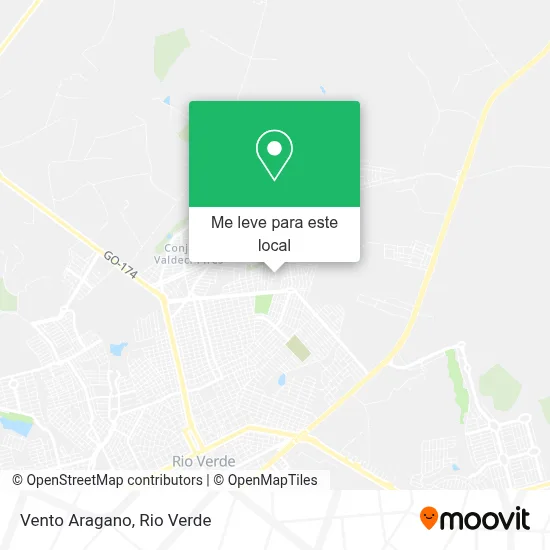 Vento Aragano mapa
