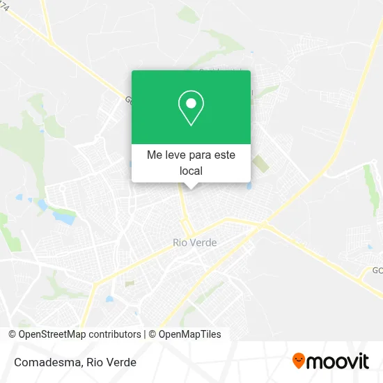Comadesma mapa