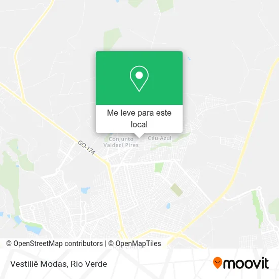 Vestiliê Modas mapa