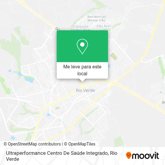 Ultraperformance Centro De Saúde Integrado mapa