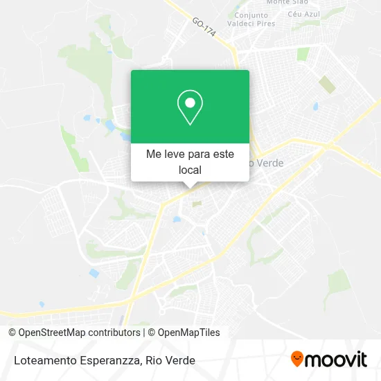 Loteamento Esperanzza mapa