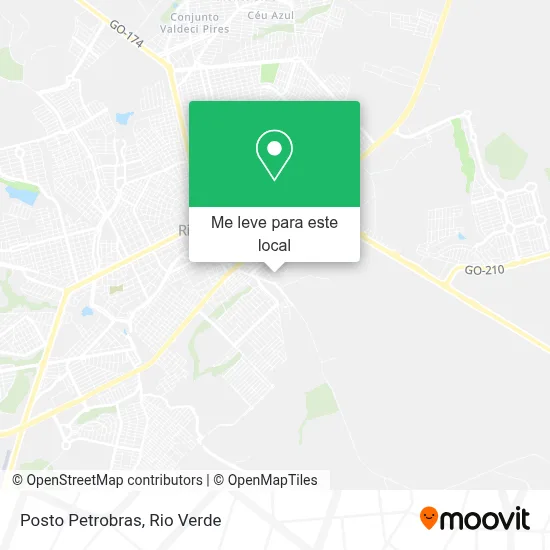 Posto Petrobras mapa